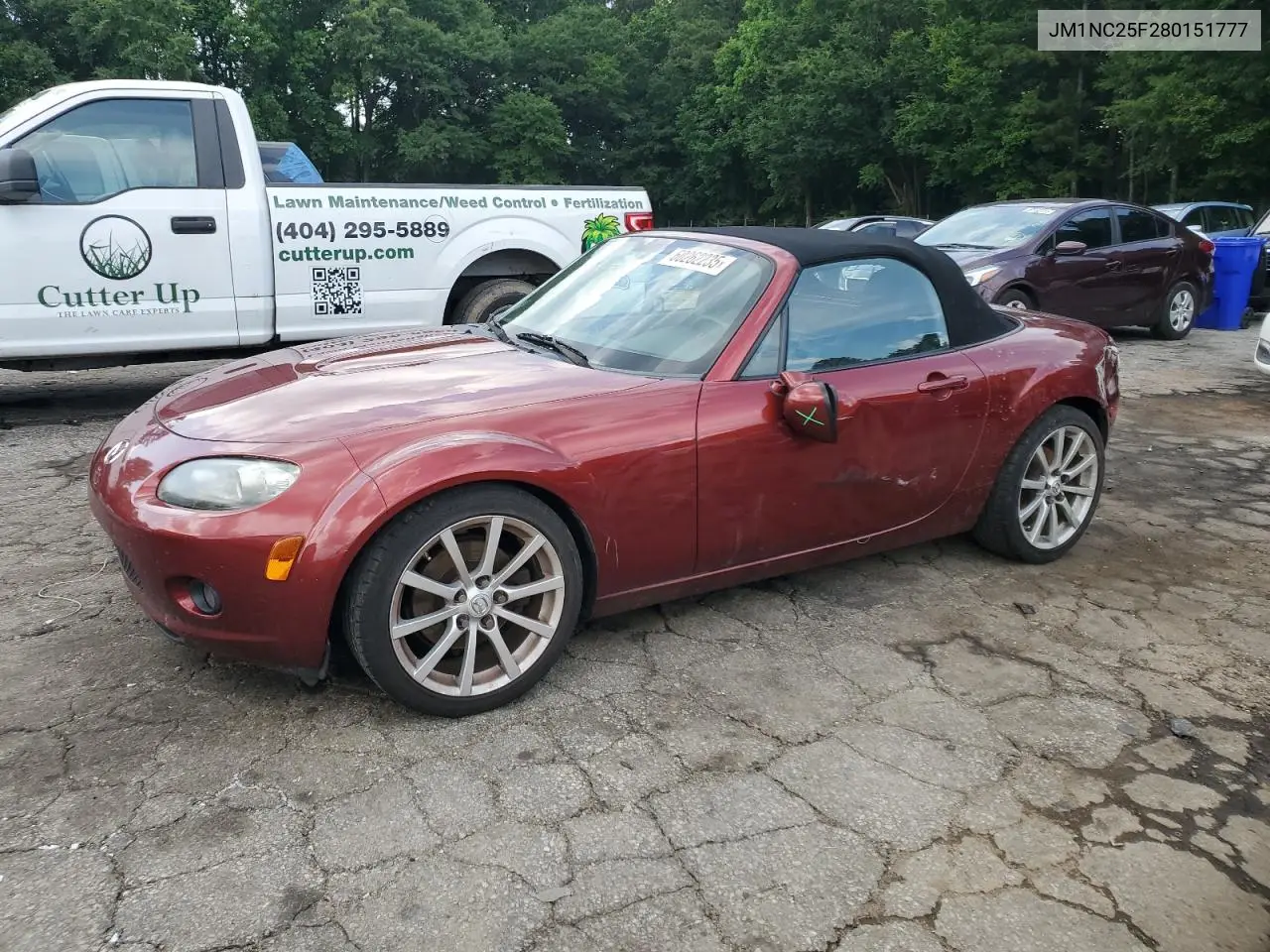2008 Mazda Mx-5 Miata VIN: JM1NC25F280151777 Lot: 60262235