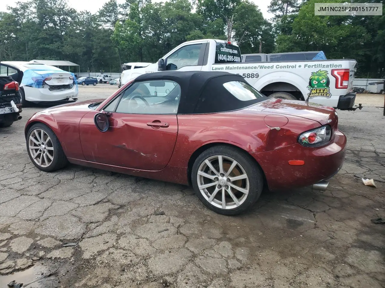 2008 Mazda Mx-5 Miata VIN: JM1NC25F280151777 Lot: 60262235