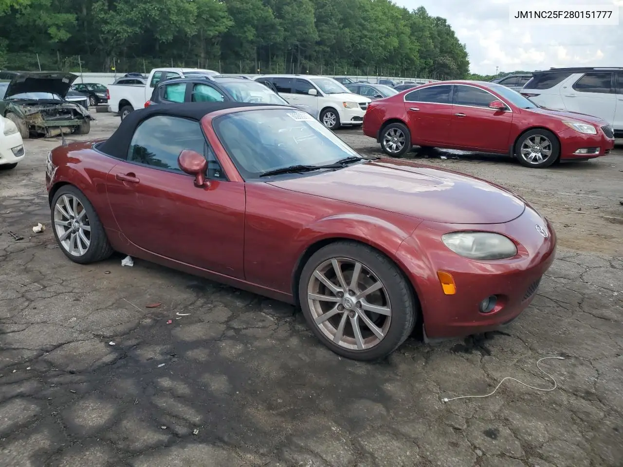 2008 Mazda Mx-5 Miata VIN: JM1NC25F280151777 Lot: 60262235