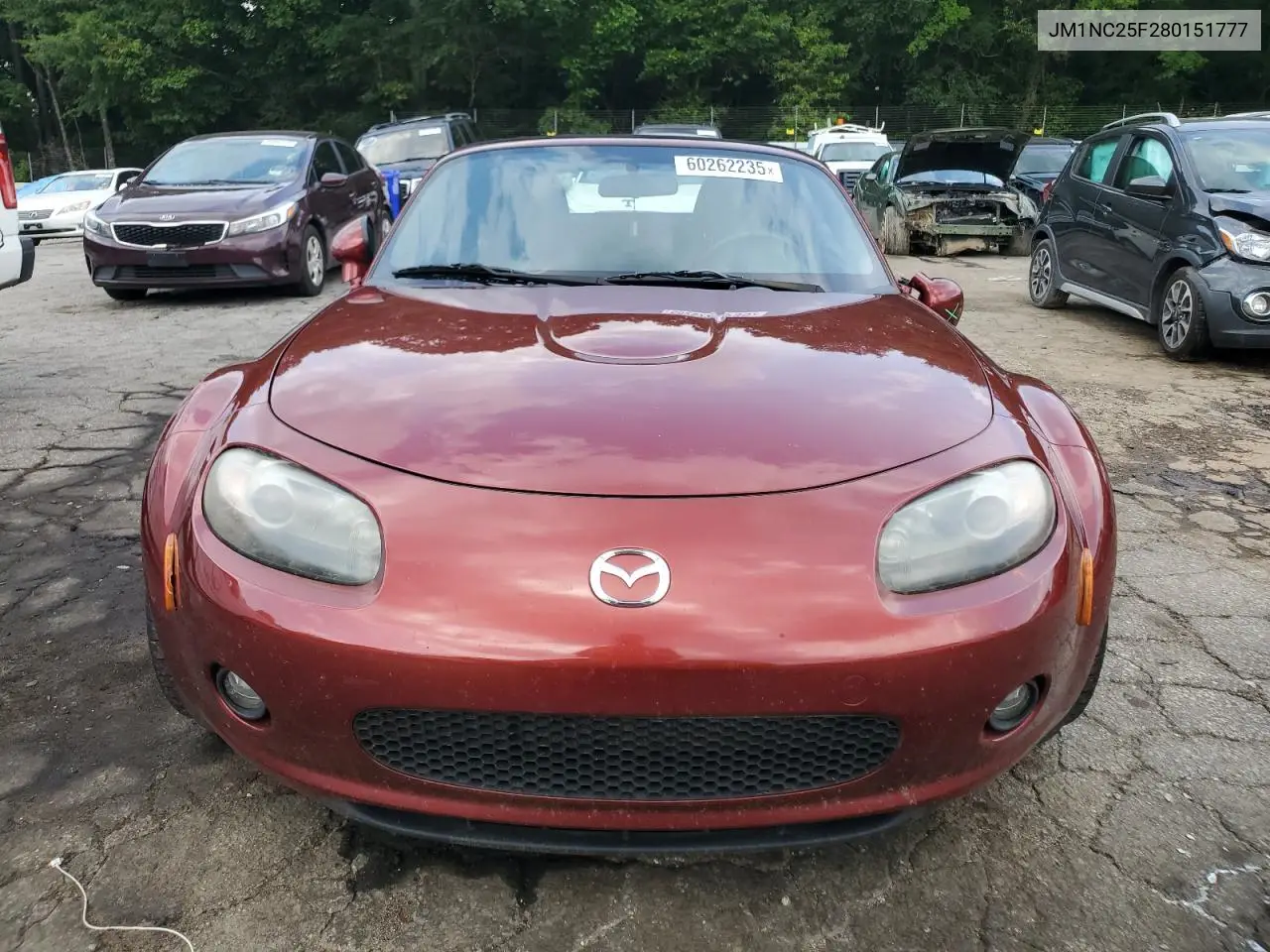 2008 Mazda Mx-5 Miata VIN: JM1NC25F280151777 Lot: 60262235