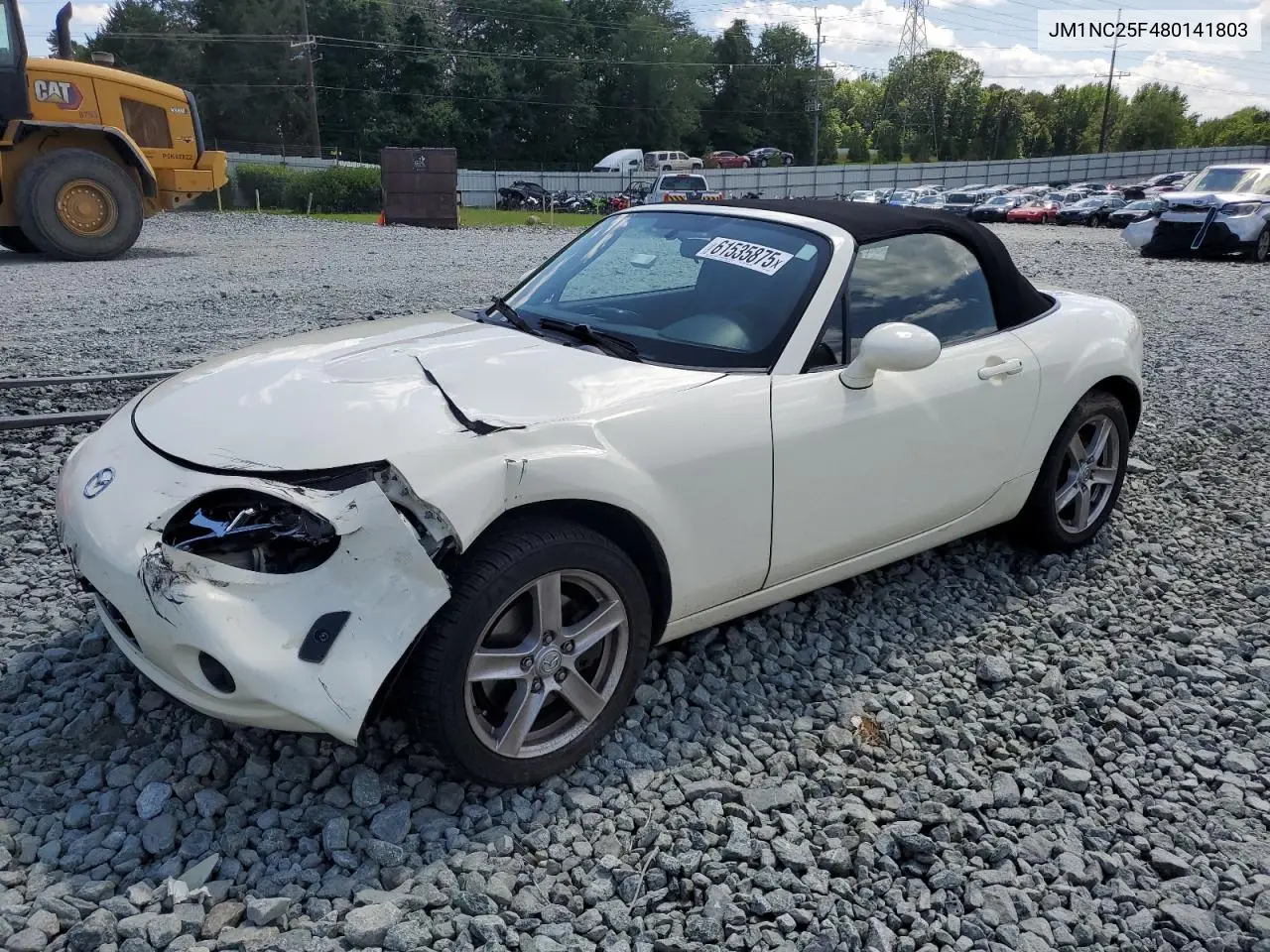 2008 Mazda Mx-5 Miata VIN: JM1NC25F480141803 Lot: 61535875