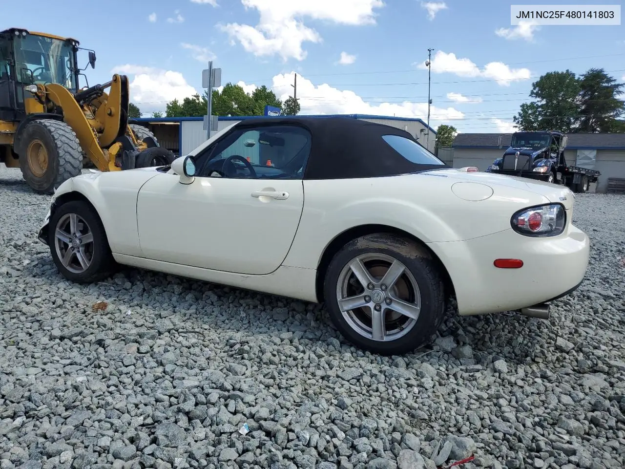 2008 Mazda Mx-5 Miata VIN: JM1NC25F480141803 Lot: 61535875