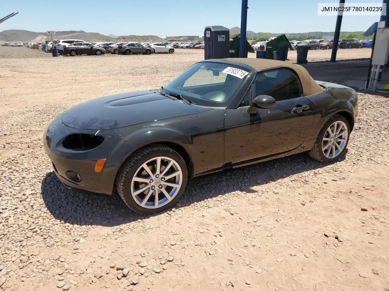 2008 Mazda Mx-5 Miata VIN: JM1NC25F780140239 Lot: 61933715