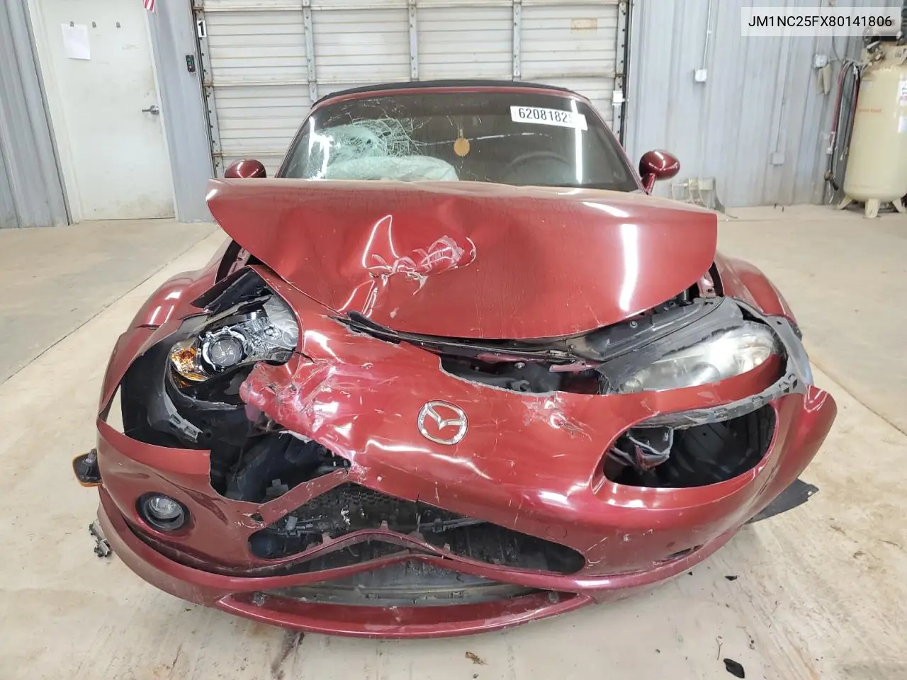 2008 Mazda Mx-5 Miata VIN: JM1NC25FX80141806 Lot: 62081825