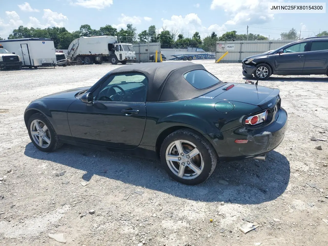 2008 Mazda Mx-5 Miata VIN: JM1NC25FX80154300 Lot: 62188775