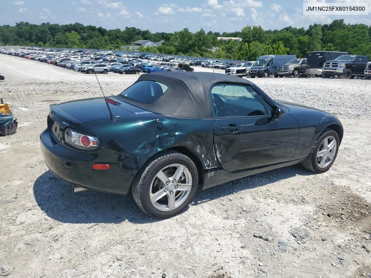 2008 Mazda Mx-5 Miata VIN: JM1NC25FX80154300 Lot: 62188775