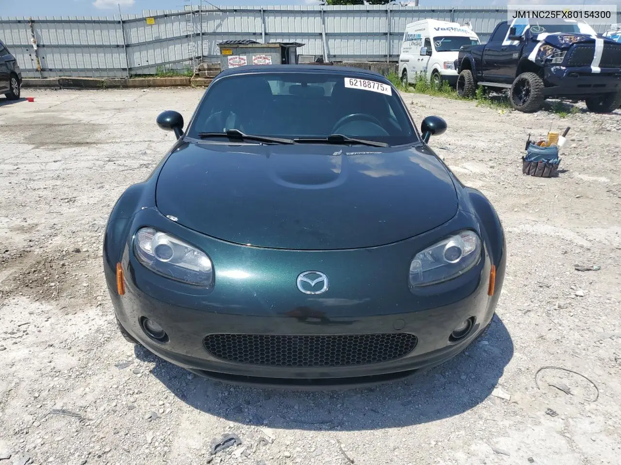 2008 Mazda Mx-5 Miata VIN: JM1NC25FX80154300 Lot: 62188775
