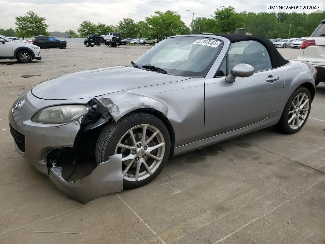 2009 Mazda Mx-5 Miata VIN: JM1NC25F090202047 Lot: 55810505
