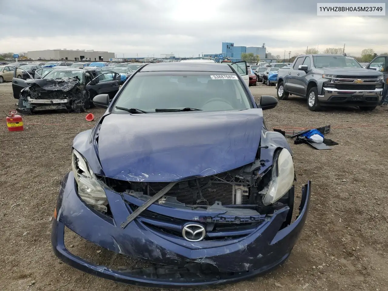 2010 Mazda 6 I VIN: 1YVHZ8BH0A5M23749 Lot: 53887685