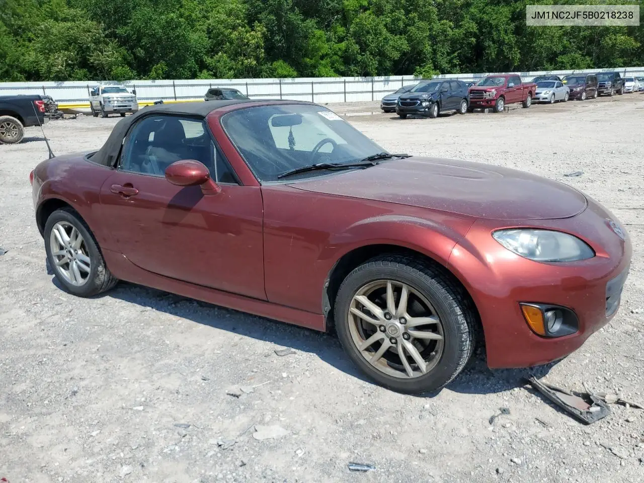 2011 Mazda Mx-5 Miata VIN: JM1NC2JF5B0218238 Lot: 56370185