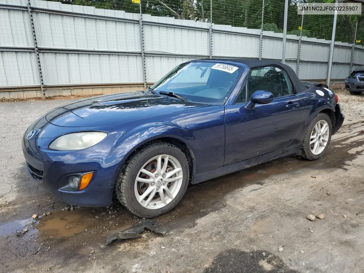 2012 Mazda Mx-5 Miata VIN: JM1NC2JF0C0225907 Lot: 59756645