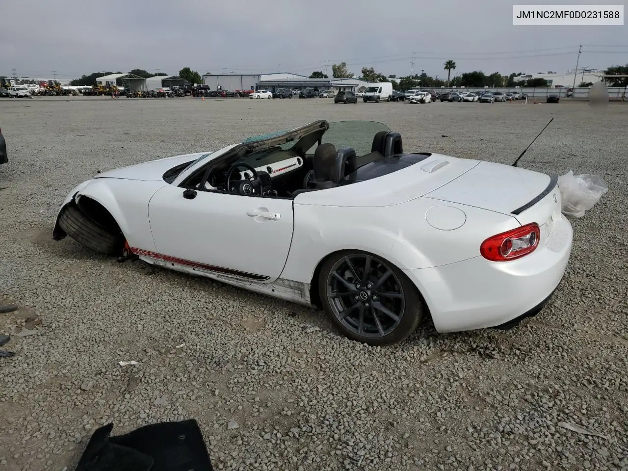 2013 Mazda Mx-5 Miata Club VIN: JM1NC2MF0D0231588 Lot: 53745365