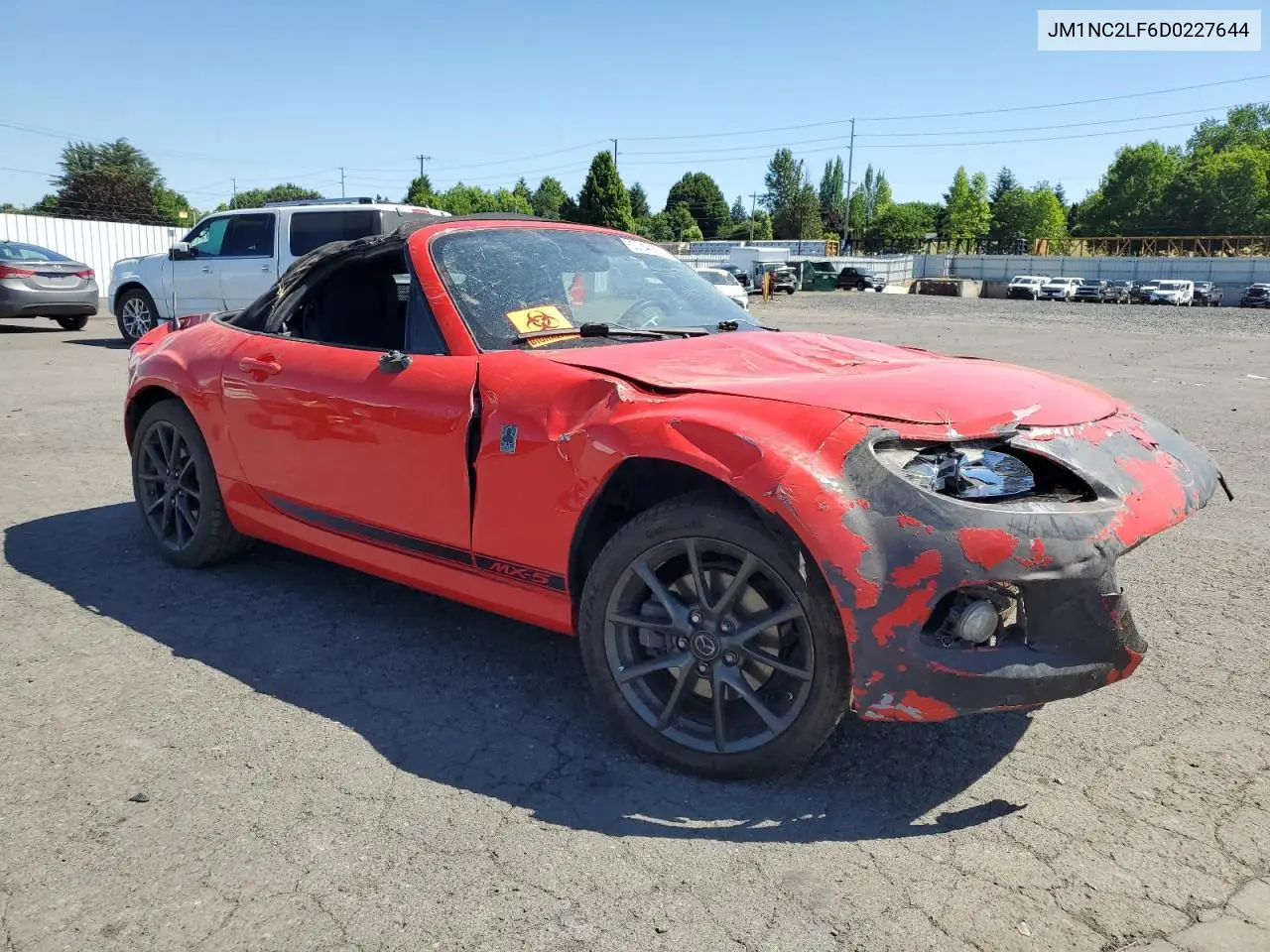 2013 Mazda Mx-5 Miata Club VIN: JM1NC2LF6D0227644 Lot: 60046675
