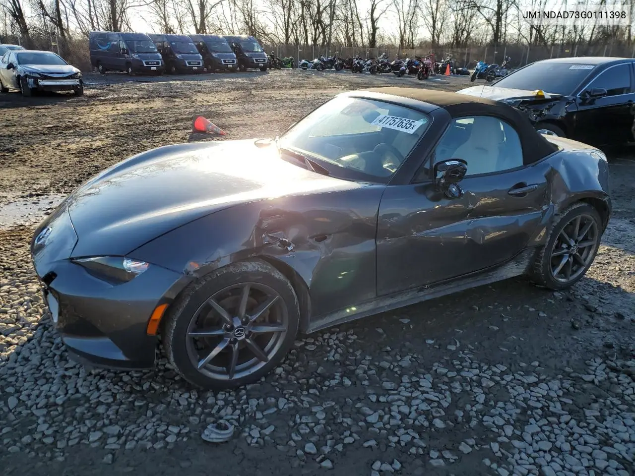 2016 Mazda Mx-5 Miata Grand Touring VIN: JM1NDAD73G0111398 Lot: 41757635