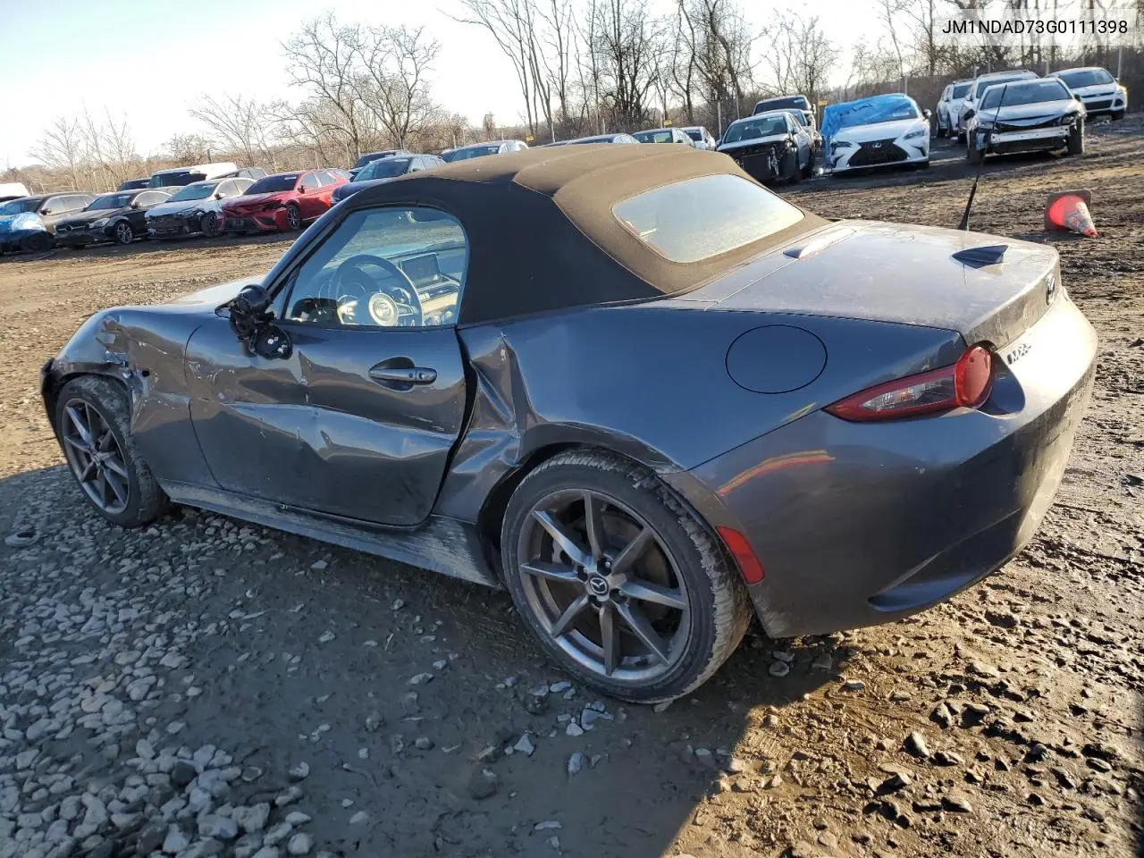 2016 Mazda Mx-5 Miata Grand Touring VIN: JM1NDAD73G0111398 Lot: 41757635