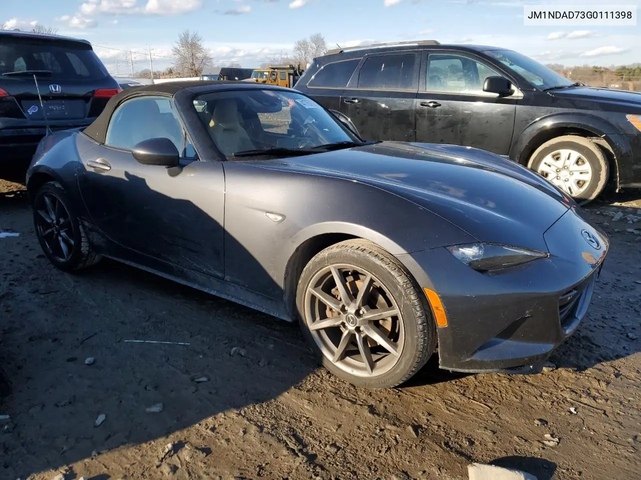 2016 Mazda Mx-5 Miata Grand Touring VIN: JM1NDAD73G0111398 Lot: 41757635