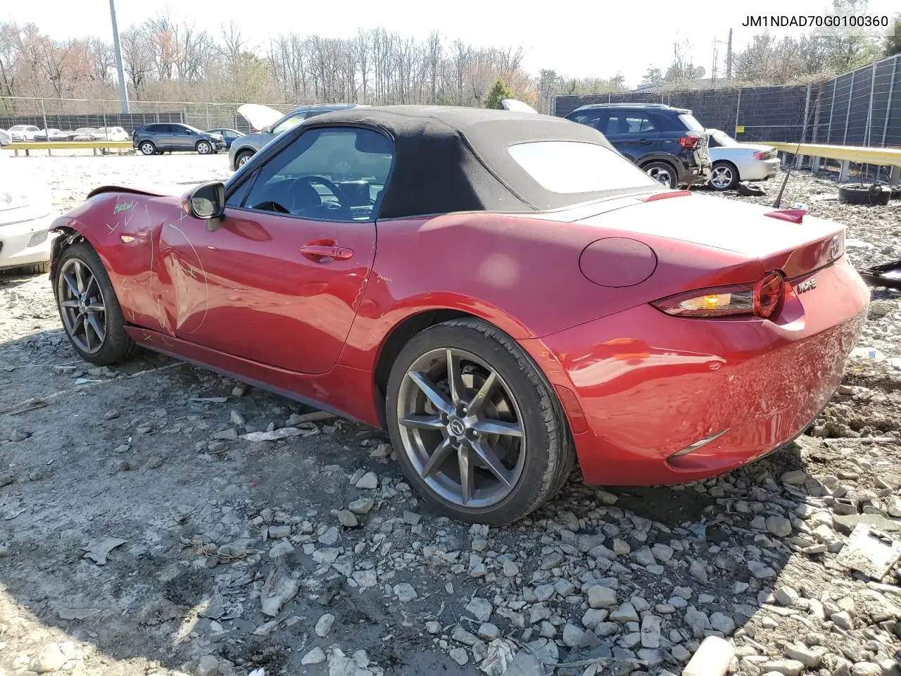 2016 Mazda Mx-5 Miata Grand Touring VIN: JM1NDAD70G0100360 Lot: 48552855