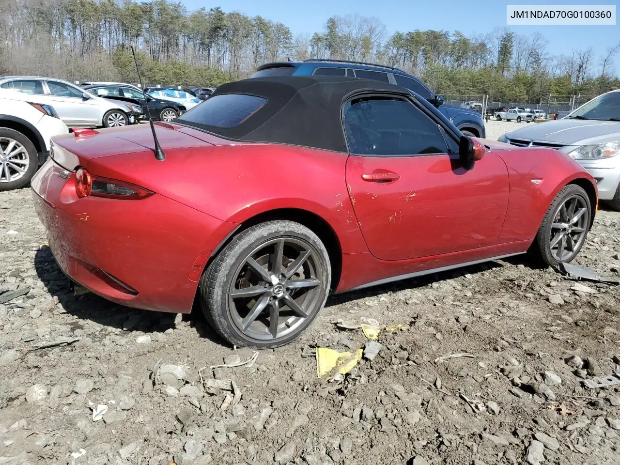 2016 Mazda Mx-5 Miata Grand Touring VIN: JM1NDAD70G0100360 Lot: 48552855