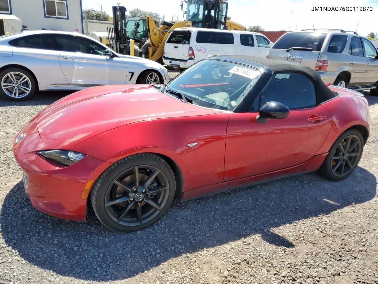 2016 Mazda Mx-5 Miata Club VIN: JM1NDAC76G0119870 Lot: 56076835