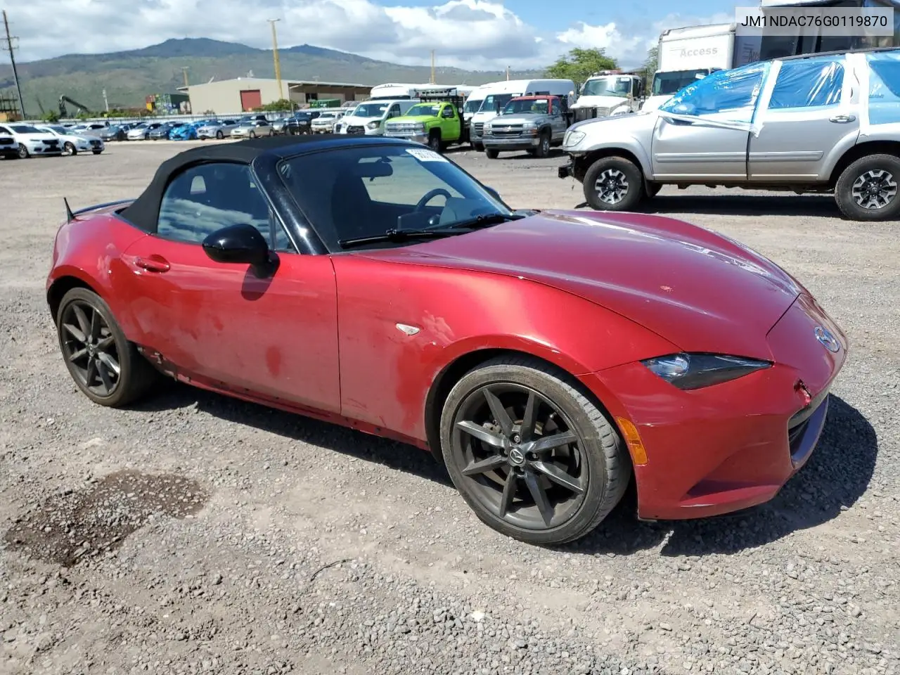 2016 Mazda Mx-5 Miata Club VIN: JM1NDAC76G0119870 Lot: 56076835