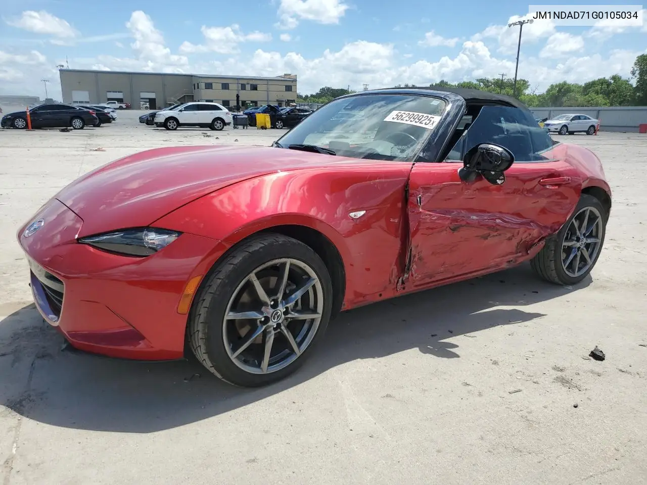 2016 Mazda Mx-5 Miata Grand Touring VIN: JM1NDAD71G0105034 Lot: 56299925