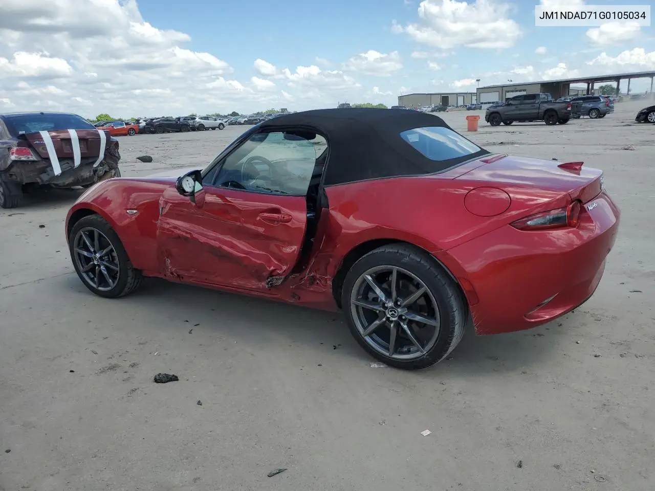 2016 Mazda Mx-5 Miata Grand Touring VIN: JM1NDAD71G0105034 Lot: 56299925