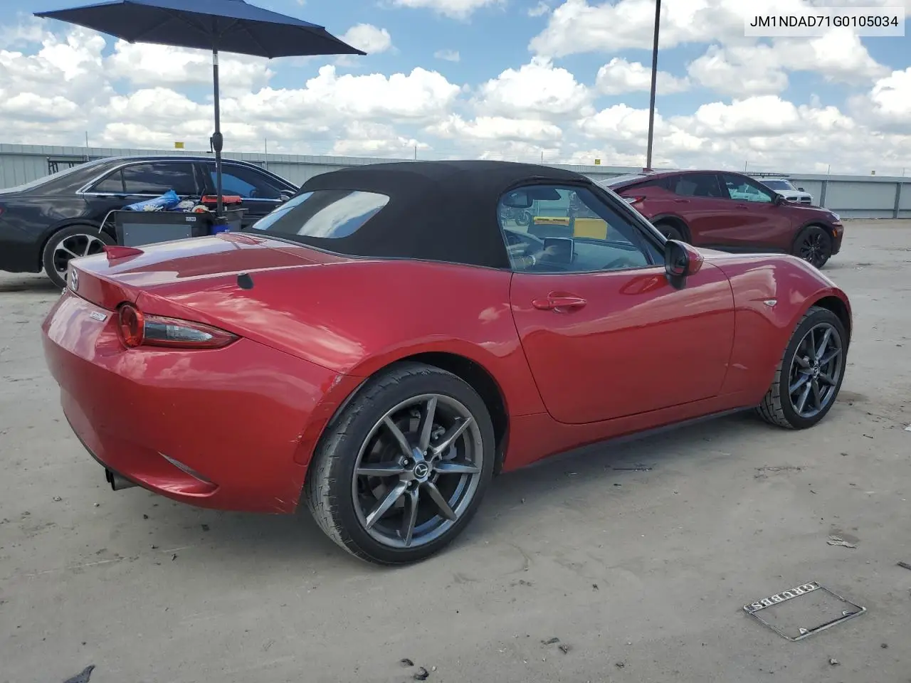 2016 Mazda Mx-5 Miata Grand Touring VIN: JM1NDAD71G0105034 Lot: 56299925