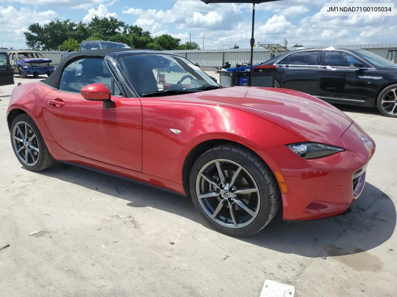 2016 Mazda Mx-5 Miata Grand Touring VIN: JM1NDAD71G0105034 Lot: 56299925