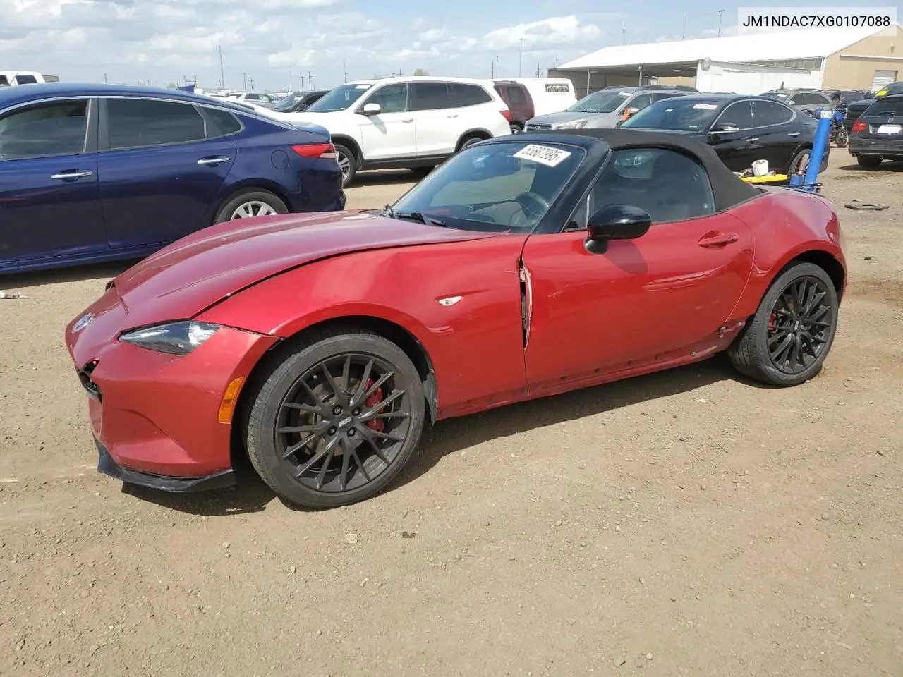 2016 Mazda Mx-5 Miata Club VIN: JM1NDAC7XG0107088 Lot: 56707425