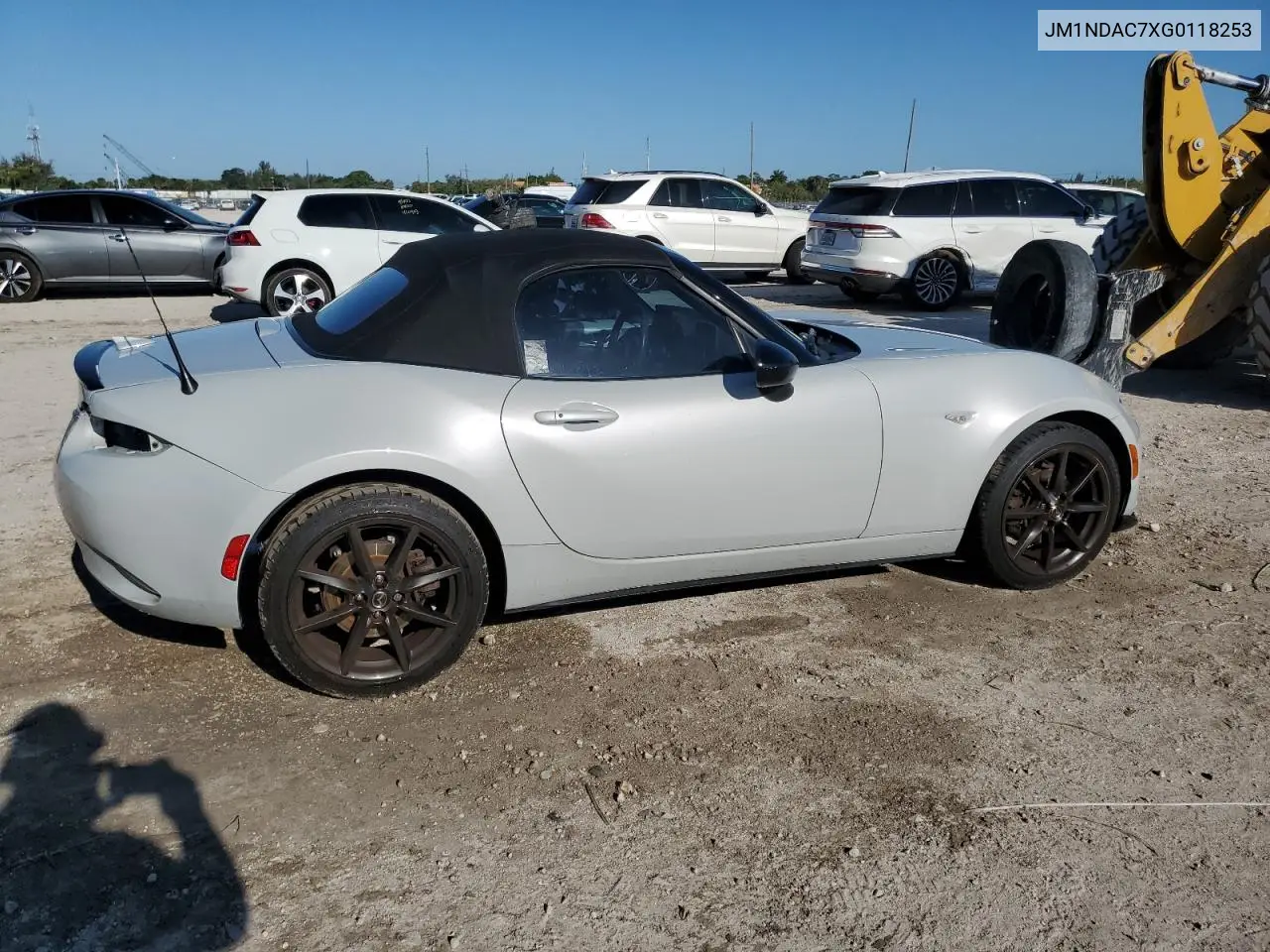 2016 Mazda Mx-5 Miata Club VIN: JM1NDAC7XG0118253 Lot: 56853535