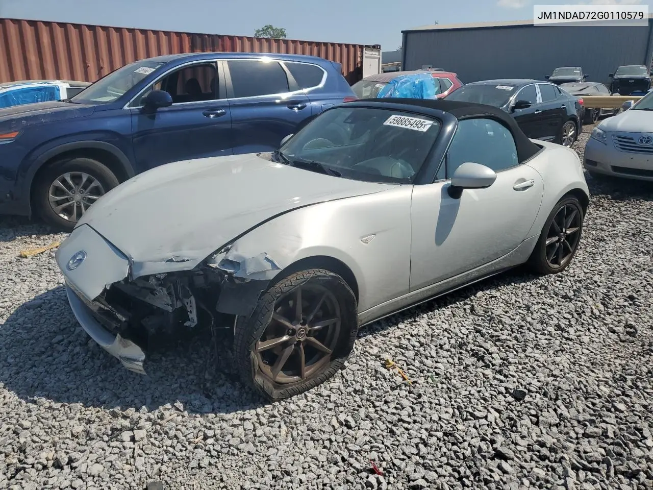 2016 Mazda Mx-5 Miata Grand Touring VIN: JM1NDAD72G0110579 Lot: 59885495
