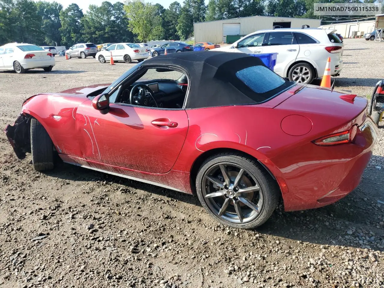 2016 Mazda Mx-5 Miata Grand Touring VIN: JM1NDAD75G0115338 Lot: 61053665