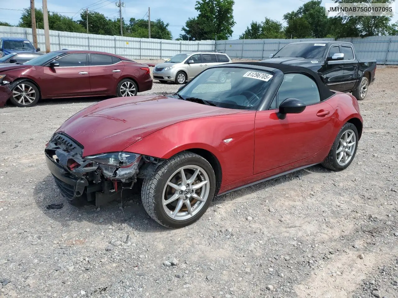 2016 Mazda Mx-5 Miata Sport VIN: JM1NDAB75G0107095 Lot: 61296705