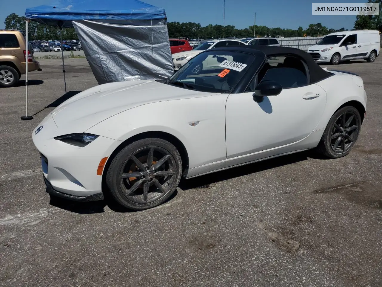 2016 Mazda Mx-5 Miata Club VIN: JM1NDAC71G0119517 Lot: 61816845