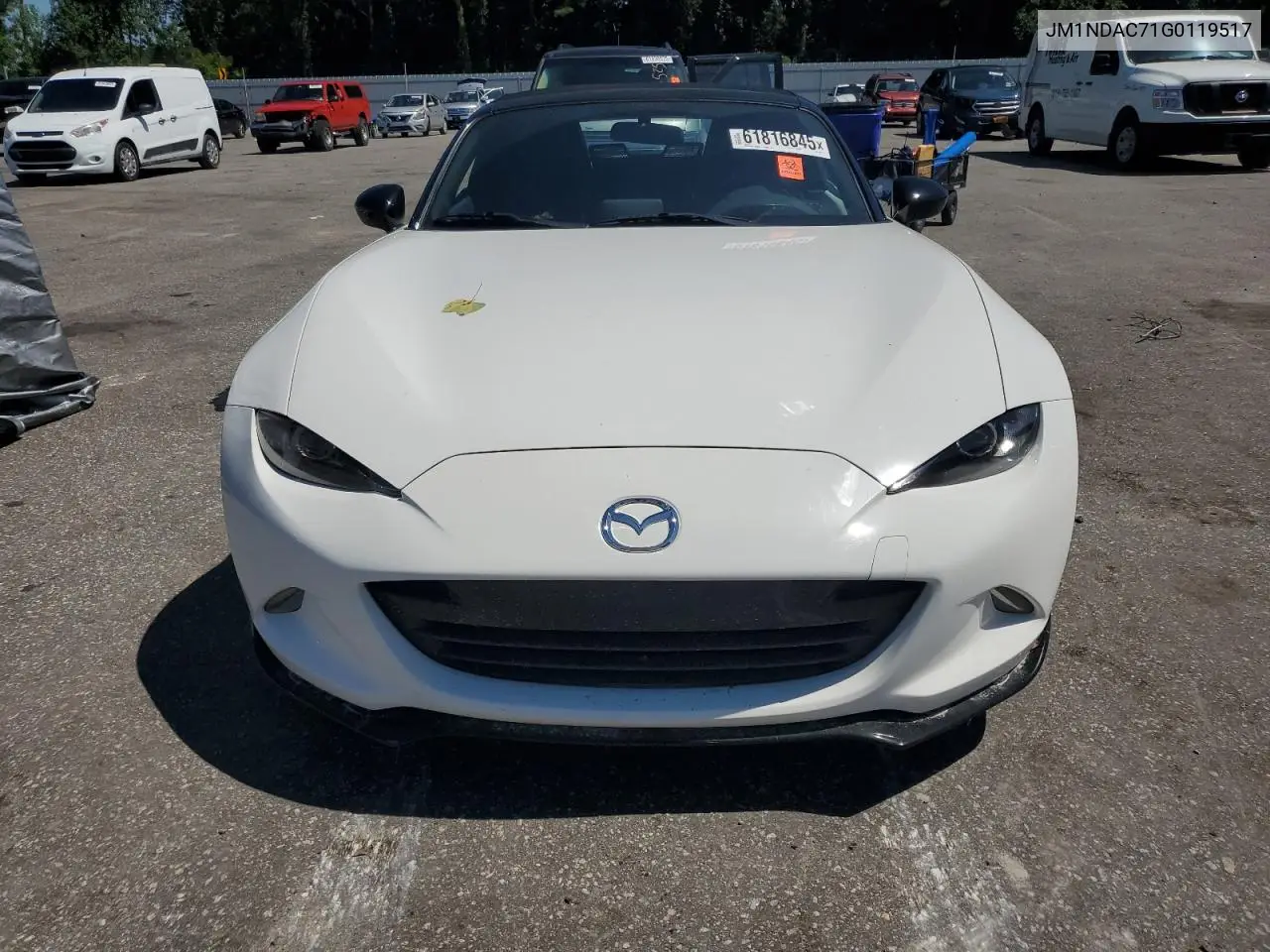 2016 Mazda Mx-5 Miata Club VIN: JM1NDAC71G0119517 Lot: 61816845