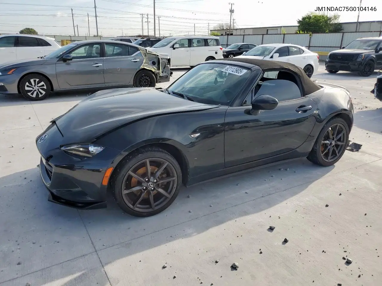 2016 Mazda Mx-5 Miata Club VIN: JM1NDAC75G0104146 Lot: 62112905