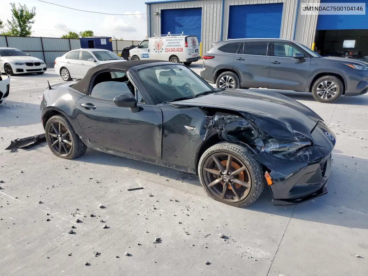 2016 Mazda Mx-5 Miata Club VIN: JM1NDAC75G0104146 Lot: 62112905