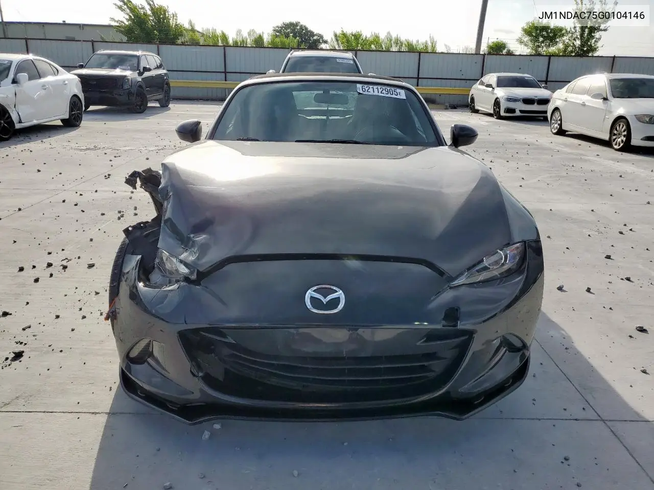 2016 Mazda Mx-5 Miata Club VIN: JM1NDAC75G0104146 Lot: 62112905