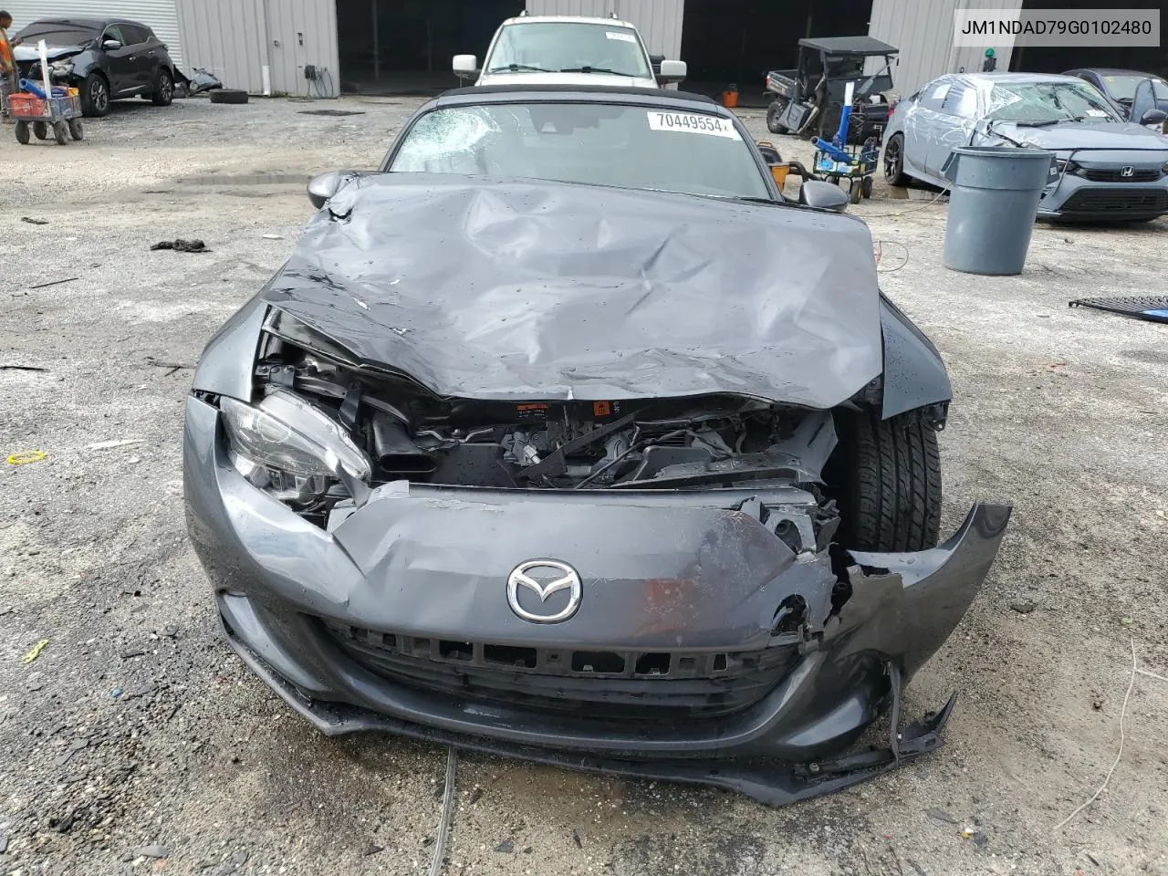 2016 Mazda Mx-5 Miata Grand Touring VIN: JM1NDAD79G0102480 Lot: 70449554