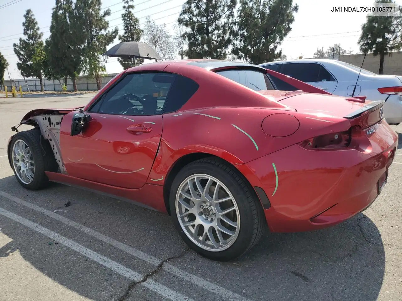 2017 Mazda Mx-5 Miata Club VIN: JM1NDAL7XH0103771 Lot: 60219415