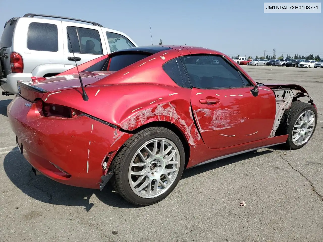 2017 Mazda Mx-5 Miata Club VIN: JM1NDAL7XH0103771 Lot: 60219415