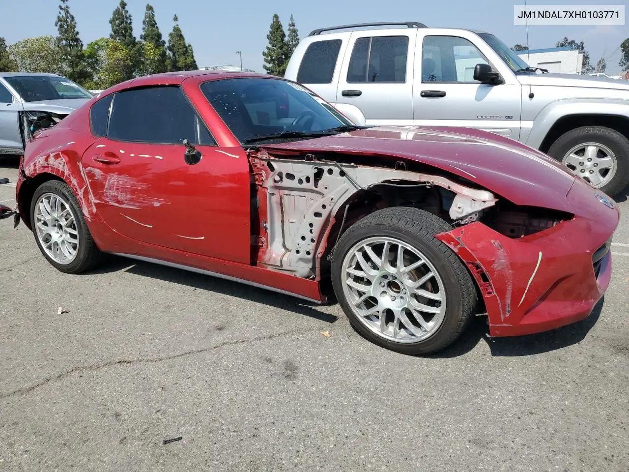 2017 Mazda Mx-5 Miata Club VIN: JM1NDAL7XH0103771 Lot: 60219415