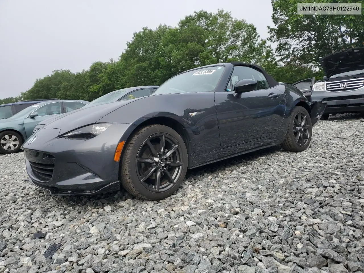 2017 Mazda Mx-5 Miata Club VIN: JM1NDAC73H0122940 Lot: 60936305