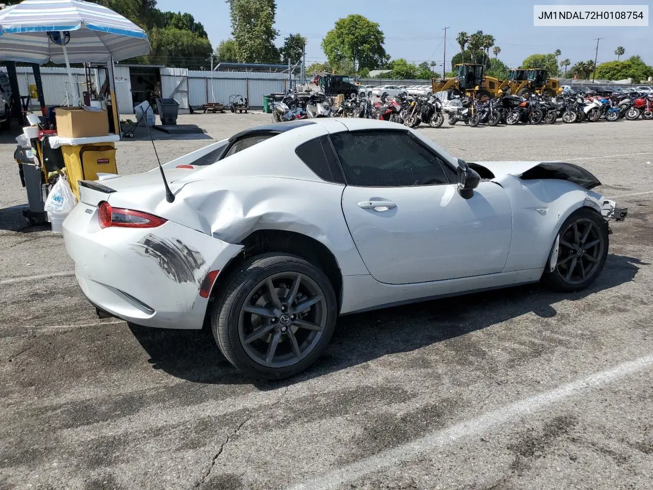 2017 Mazda Mx-5 Miata Club VIN: JM1NDAL72H0108754 Lot: 61502345