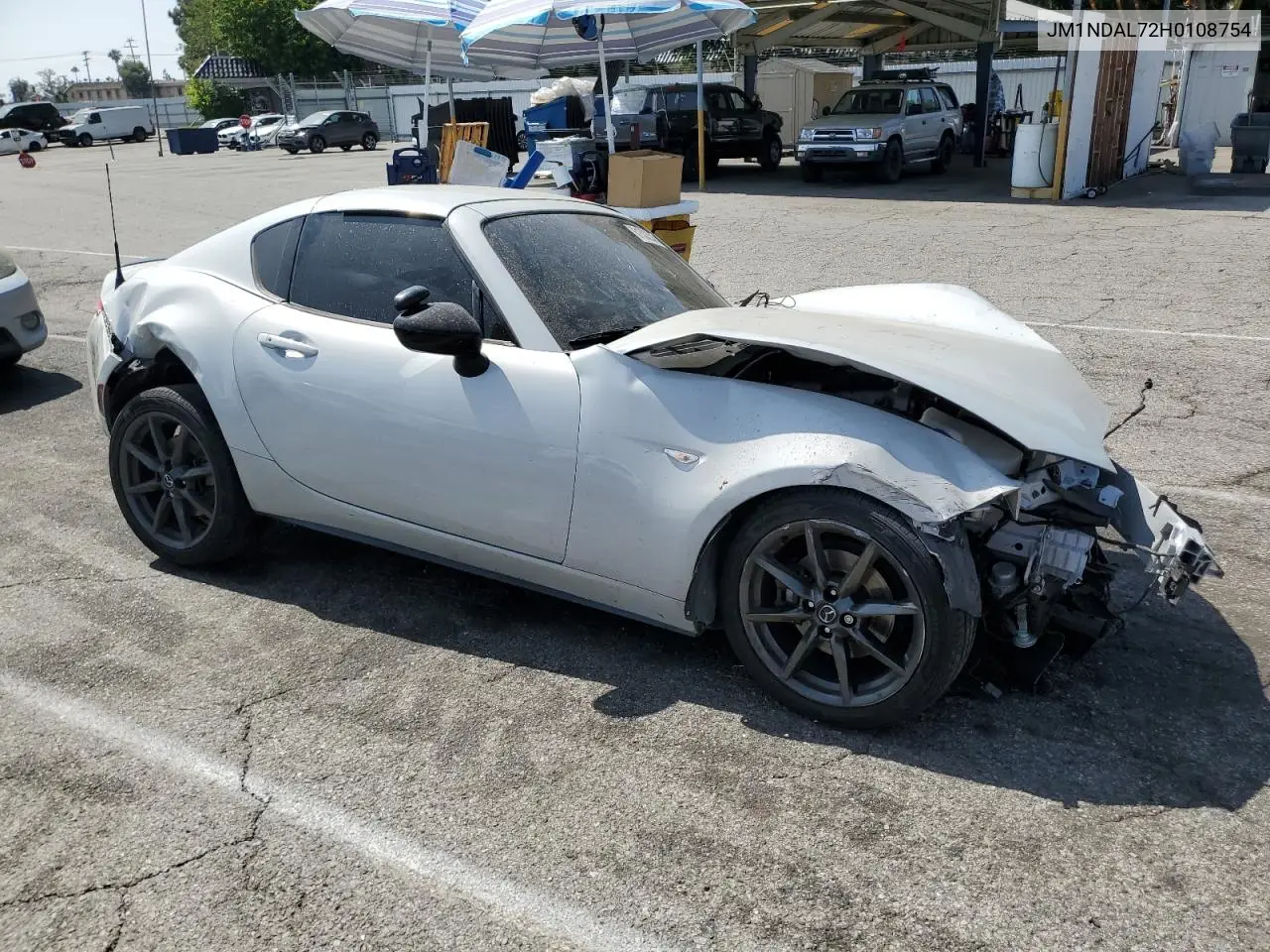 2017 Mazda Mx-5 Miata Club VIN: JM1NDAL72H0108754 Lot: 61502345