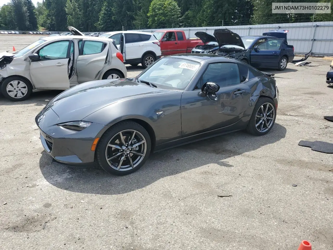 2017 Mazda Mx-5 Miata Grand Touring VIN: JM1NDAM73H0102279 Lot: 61749555