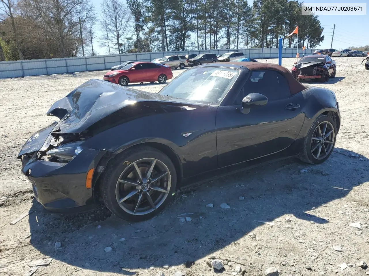 2018 Mazda Mx-5 Miata Grand Touring VIN: JM1NDAD77J0203671 Lot: 49456235