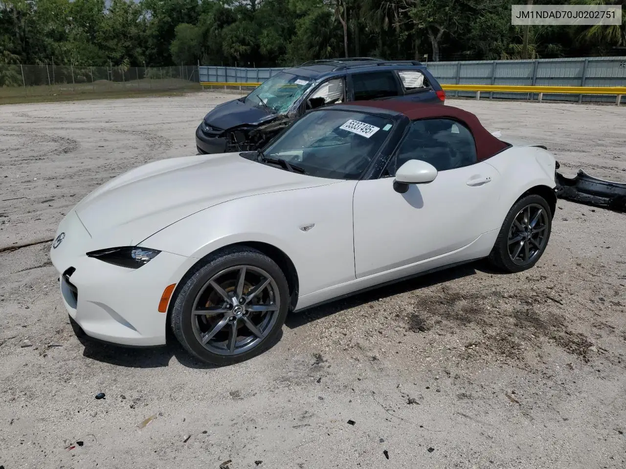 2018 Mazda Mx-5 Miata Grand Touring VIN: JM1NDAD70J0202751 Lot: 55337495