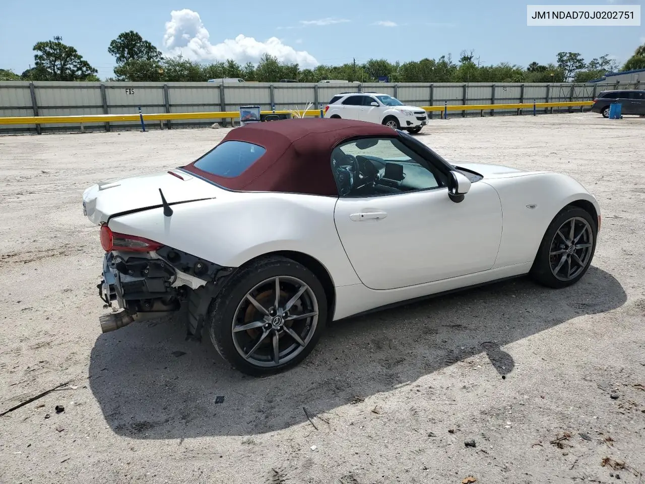 2018 Mazda Mx-5 Miata Grand Touring VIN: JM1NDAD70J0202751 Lot: 55337495
