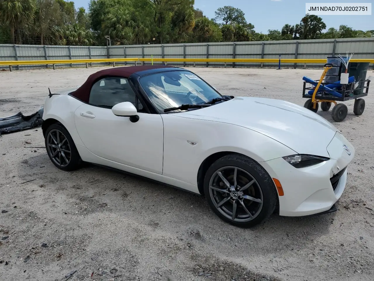 2018 Mazda Mx-5 Miata Grand Touring VIN: JM1NDAD70J0202751 Lot: 55337495